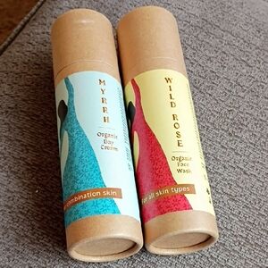 Organic Day Cream and Face Wash Set